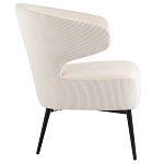 Современное мягкое кресло на металлических ножках Rakush Milk варинант исполнения - 5 | Loft Concept в Красноярске