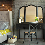 Туалетный столик Stylish Black варинант исполнения - 2 | Loft Concept в Красноярске