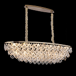 Люстра овальная с каскадом из подвесных прозрачных элементов Attractiveness варинант исполнения - 1 | Loft Concept в Красноярске