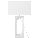 Настольная лампа на прямоугольном корпусе с тканевым абажуром One Piece Support варинант исполнения - 4 | Loft Concept в Красноярске