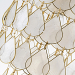 Подвесной светильник с декором из натуральной морской ракушки Iridescent Light варинант исполнения - 8 | Loft Concept в Красноярске