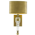 Бра с овальным абажуром на прозрачном основании Masculinity варинант исполнения - 2 | Loft Concept в Красноярске