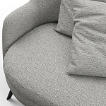 Мебельная ткань Шенилл серый цвет 138 см T4-29 варинант исполнения - 4 | Loft Concept в Красноярске