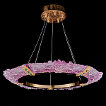 Люстра в форме кольца розовая Warm Pink Light варинант исполнения - 1 | Loft Concept в Красноярске