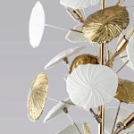 Торшер в виде белых и золотых цветов Bouquet of Light варинант исполнения - 3 | Loft Concept в Красноярске