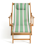 Шезлонг из акации и ткани Venezuela варинант исполнения - 4 | Loft Concept в Красноярске