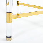 Кофейный столик со столешницей из стекла Crossy варинант исполнения - 4 | Loft Concept в Красноярске