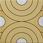 Дизайнерская плитка с узором Диски варинант исполнения - 2 | Loft Concept в Красноярске