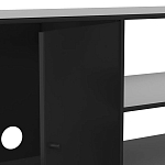 ТВ-тумба из металла с 2-мя дверцами и полками Damian Metal TV Stand варинант исполнения - 4 | Loft Concept в Красноярске