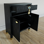 Комод Elsa Dreams Black Двухстворчатый  варинант исполнения - 2 | Loft Concept в Красноярске