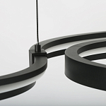 Люстра подвесная светодиодная в виде волнообразной ленты Ribbon Vortex варинант исполнения - 8 | Loft Concept в Красноярске