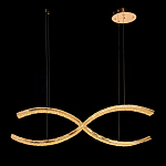 Люстра волнистой формы с фактурным хрустальным плафоном Light Delight варинант исполнения - 2 | Loft Concept в Красноярске