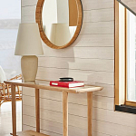 Зеркало круглое в раме из ротанга Wickerwork варинант исполнения - 5 | Loft Concept в Красноярске