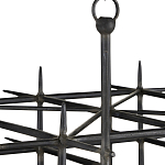 Люстра черная квадратной остроконечной формы Black Square варинант исполнения - 1 | Loft Concept в Красноярске