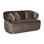 Диван двухместный коричневый Clarisse варинант исполнения - 1 | Loft Concept в Красноярске