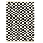 Ковер с шахматным принтом Chess Layout с эффектом шерсти варинант исполнения - 3 | Loft Concept в Красноярске