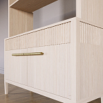 Стеллаж Primo с ящиками Светлый дуб  варинант исполнения - 4 | Loft Concept в Красноярске