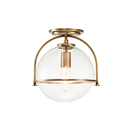 Потолочный светильник с прозрачным стеклянным шаром с эффектом пузырьков Hinkley варинант исполнения - 13 | Loft Concept в Красноярске