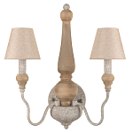 Бра с двумя конусовидными тканевыми абажурами Neighborhood варинант исполнения - 1 | Loft Concept в Красноярске