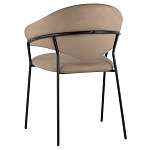 Коричневый стул с обивкой из искусственной замши Alexis варинант исполнения - 5 | Loft Concept в Красноярске