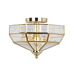 Потолочный светильник шестигранной формы с прозрачными стеклянным плафоном Elstead Lighting варинант исполнения - 9 | Loft Concept в Красноярске