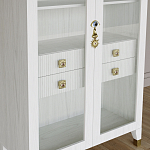 Дизайнерский шкаф витрина Elsa Dreams White с 4-мя ящиками варинант исполнения - 4 | Loft Concept в Красноярске