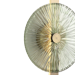 Бра с круглым стеклянным плафоном Gingham варинант исполнения - 9 | Loft Concept в Красноярске