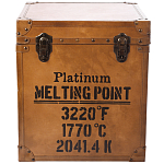 Сундук кожаный в винтажном стиле Brown Leather Chest варинант исполнения - 3 | Loft Concept в Красноярске