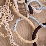 Круглое Дизайнерское Панно Дюна Round Panel Dune варинант исполнения - 5 | Loft Concept в Красноярске