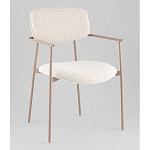 Стул Doe с подклокотниками молочный варинант исполнения - 1 | Loft Concept в Красноярске