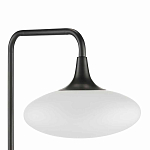 Торшер с белым стеклянным плафоном в форме эллипса Kernel варинант исполнения - 2 | Loft Concept в Красноярске