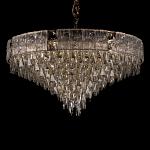 Люстра с каскадом из прозрачного хрусталя Constant Sparks варинант исполнения - 11 | Loft Concept в Красноярске