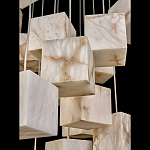 Люстра подвесная с квадратными плафонами из натурального камня Glowing Spheres варинант исполнения - 4 | Loft Concept в Красноярске