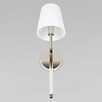 Бра с белым тканевым плафоном в форме конуса и металлическим основанием Nicoleta варинант исполнения - 4 | Loft Concept в Красноярске