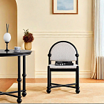 Дизайнерский стул деревянный с полукруглой спинкой Highquality варинант исполнения - 3 | Loft Concept в Красноярске