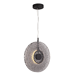 Подвесной светильник из дымчатого фактурного двойного стекла Heterochromia варинант исполнения - 3 | Loft Concept в Красноярске