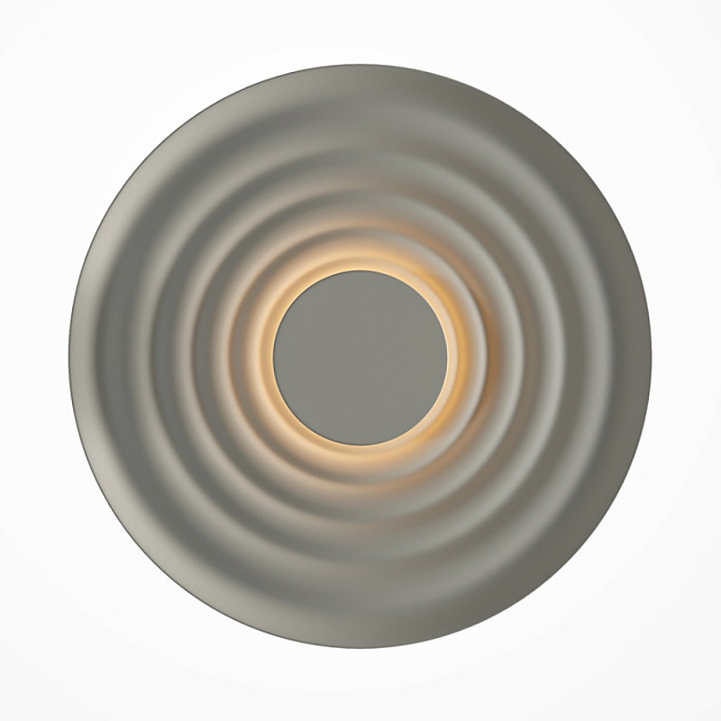 Бра круглое Soft Halo серый Серый в Красноярске | Loft Concept 