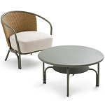 Садовое кресло с каркасом из стали Kenneth Chair варинант исполнения - 8 | Loft Concept в Красноярске