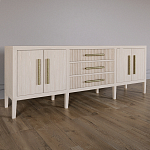 Большая VT-тумба Primo шпон Светлый дуб варинант исполнения - 3 | Loft Concept в Красноярске