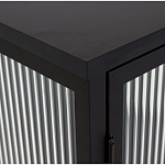 Сервант двухдверный с рифленым стеклом The Keeper варинант исполнения - 3 | Loft Concept в Красноярске