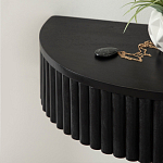 Прикроватный подвесной столик с ящиком черный Bedside Hanging Table варинант исполнения - 4 | Loft Concept в Красноярске