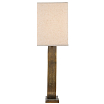 Настольная лампа с корпусом в форме кольца и прямоугольным абажуром French Ring варинант исполнения - 4 | Loft Concept в Красноярске