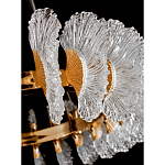 Люстра круглая с фактурными элементами в виде ракушек Inspired Sea варинант исполнения - 3 | Loft Concept в Красноярске