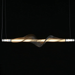 Люстра подвесная линейная Adilin Сhromium варинант исполнения - 1 | Loft Concept в Красноярске