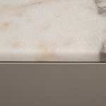 Тумба под телевизор серая с мраморной столешницей Uniqueness Marble варинант исполнения - 6 | Loft Concept в Красноярске