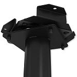 Барный стул вращающийся со спинкой и подлокотниками Douglas Rhombus Синий Велюр варинант исполнения - 6 | Loft Concept в Красноярске