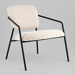 Кресло лаунж Rooney букле белый варинант исполнения - 1 | Loft Concept в Красноярске