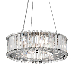Люстра подвесная круглая с множеством вертикальных прямоугольных кристаллов Kichler варинант исполнения - 1 | Loft Concept в Красноярске