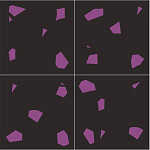 Плитка с узором Осколки варинант исполнения - 3 | Loft Concept в Красноярске