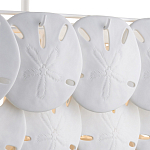 Люстра овальной формы с белыми подвесными элементами White Natural Lines варинант исполнения - 2 | Loft Concept в Красноярске